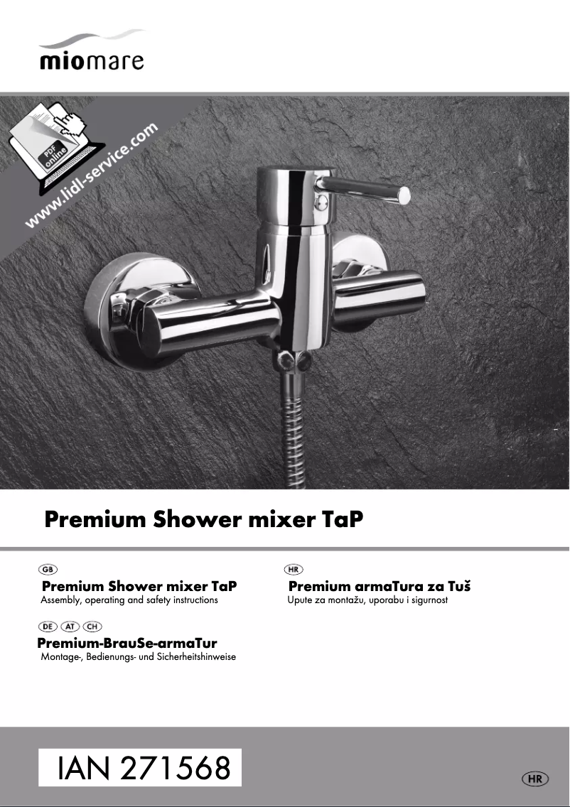 Page 1 of the manual User Manual Miomare IAN 271568