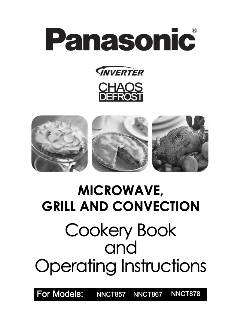 First page image of the manual for NN-CT867