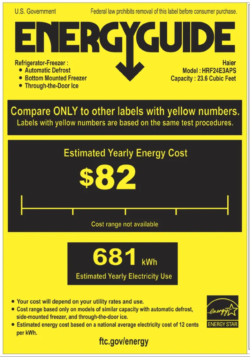 First page image of the manual for HRF24E3APS