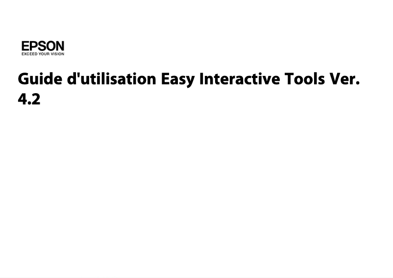 Image de la première page du manuel de l'appareil ELPDC11