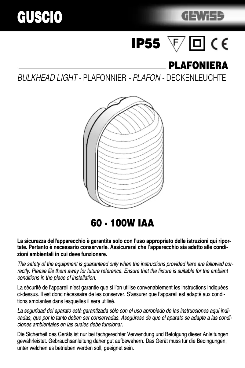 First page image of the manual for GW80601