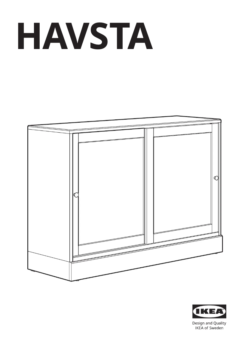 Page 1 of the manual User Manual Ikea HAVSTA 703.910.57