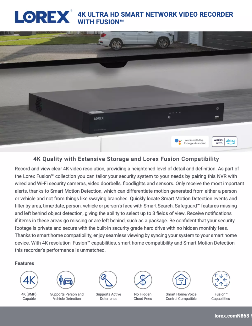 First page image of the manual for N863A63B