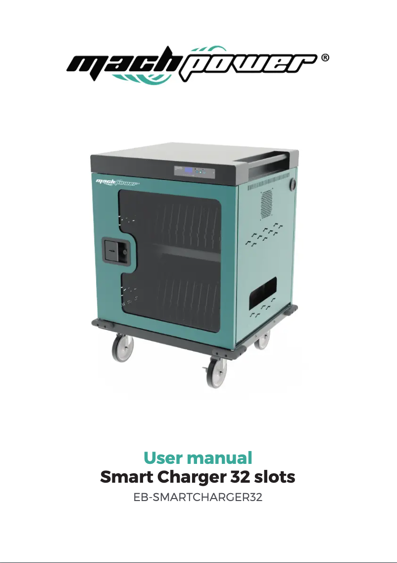 Page 1 of the manual User Manual Mach Power EB-SMARTCHARGER32