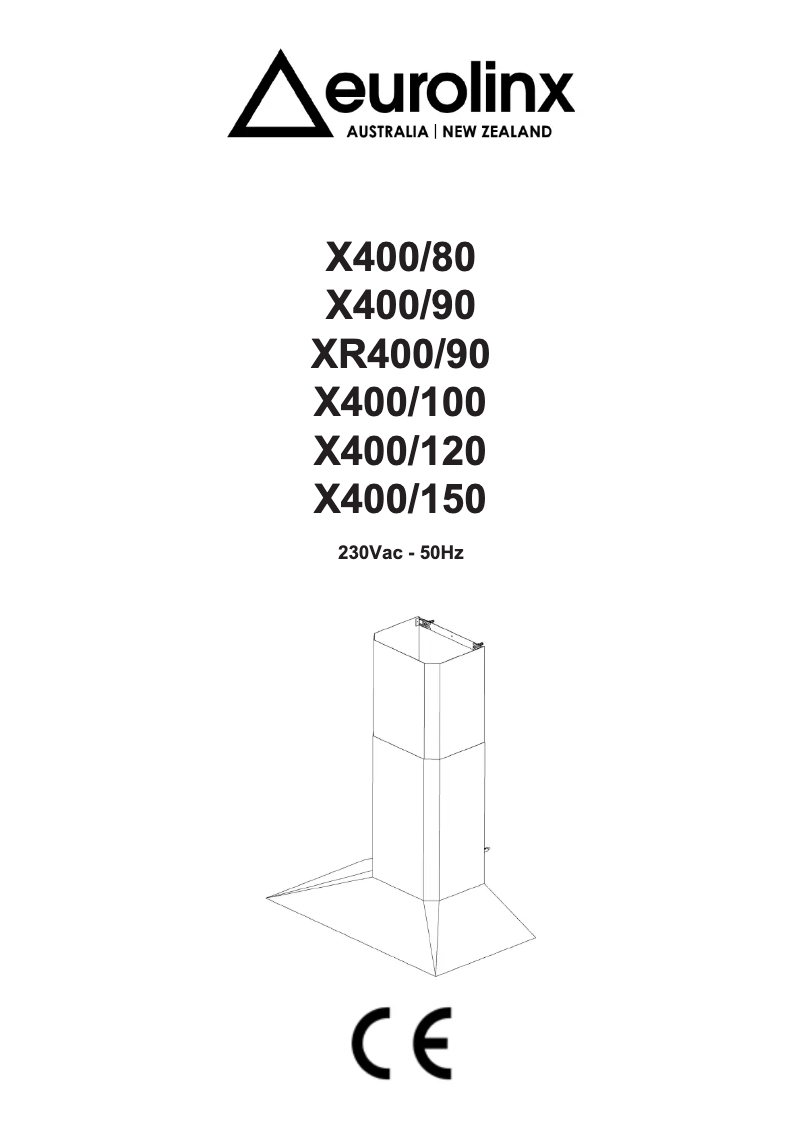 First page image of the manual for X400/100
