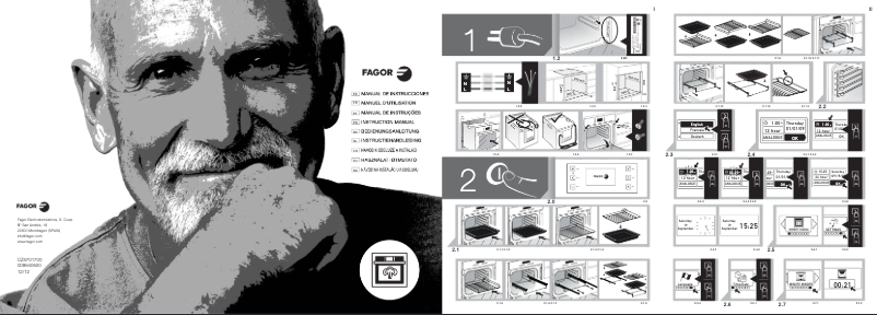 Page 1 of the manual User Manual Fagor 6H-876ATCX