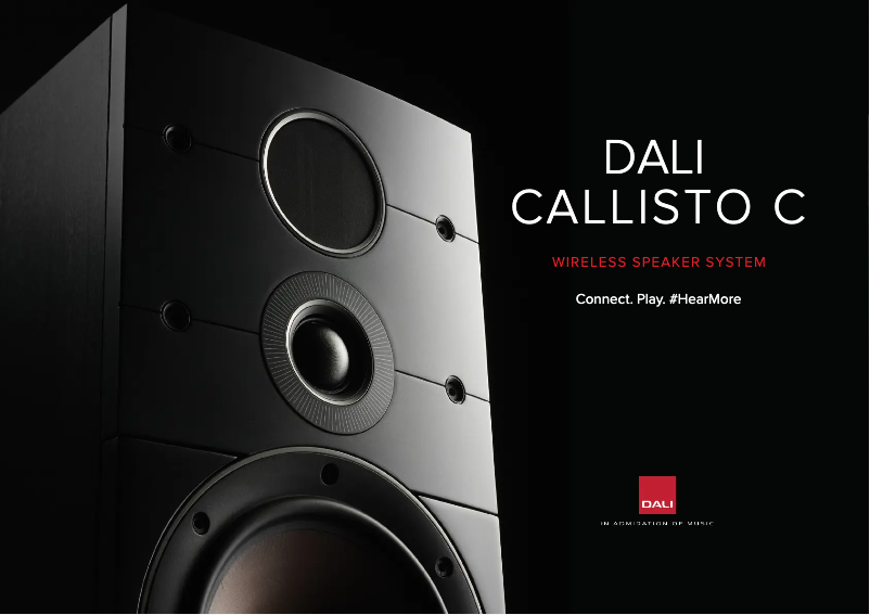 First page image of the manual for Callisto 6 C