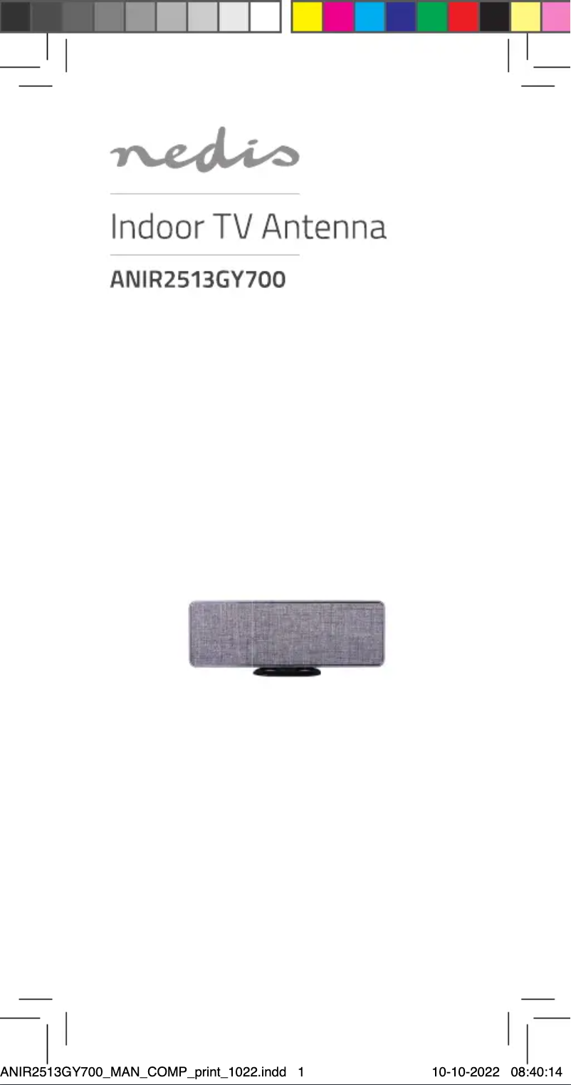 Page 1 of the manual User Manual Nedis ANIR2513GY700