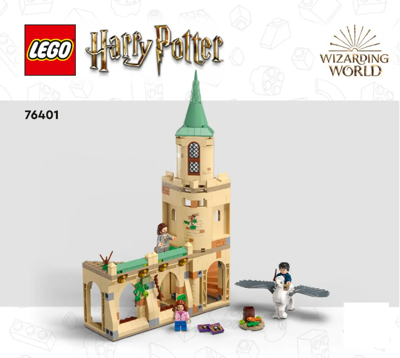 Page 1 of the manual Visual Instructions Lego Harry Potter 76401