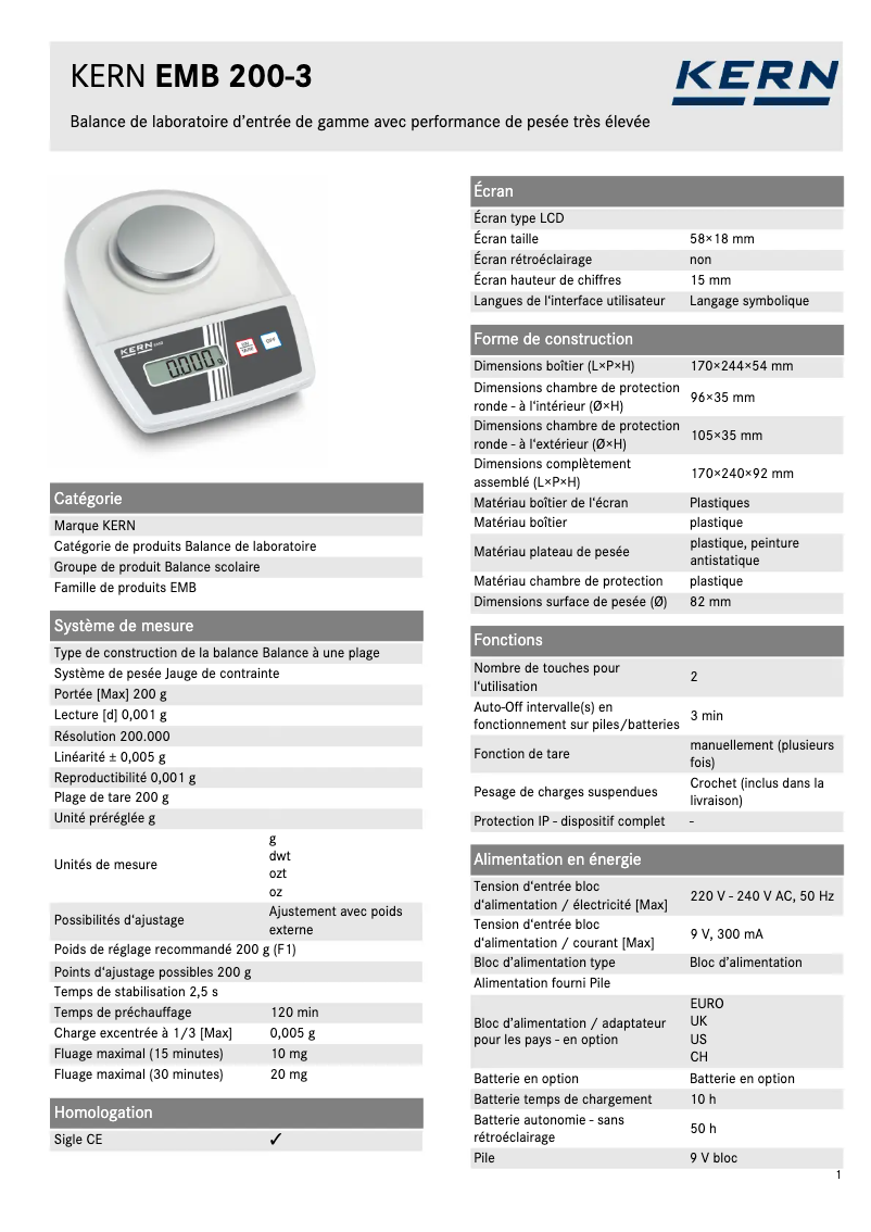 First page image of the manual for EMB 200-3