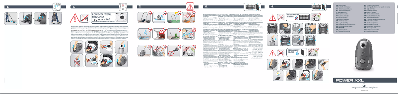 Page 1 of the manual User Manual Rowenta Power XXL RO3142