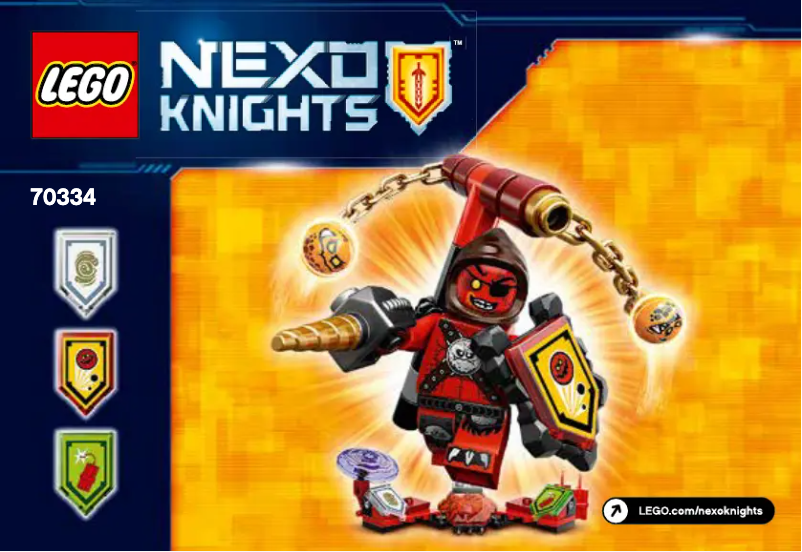 First page image of the manual for Nexo Knights 70334
