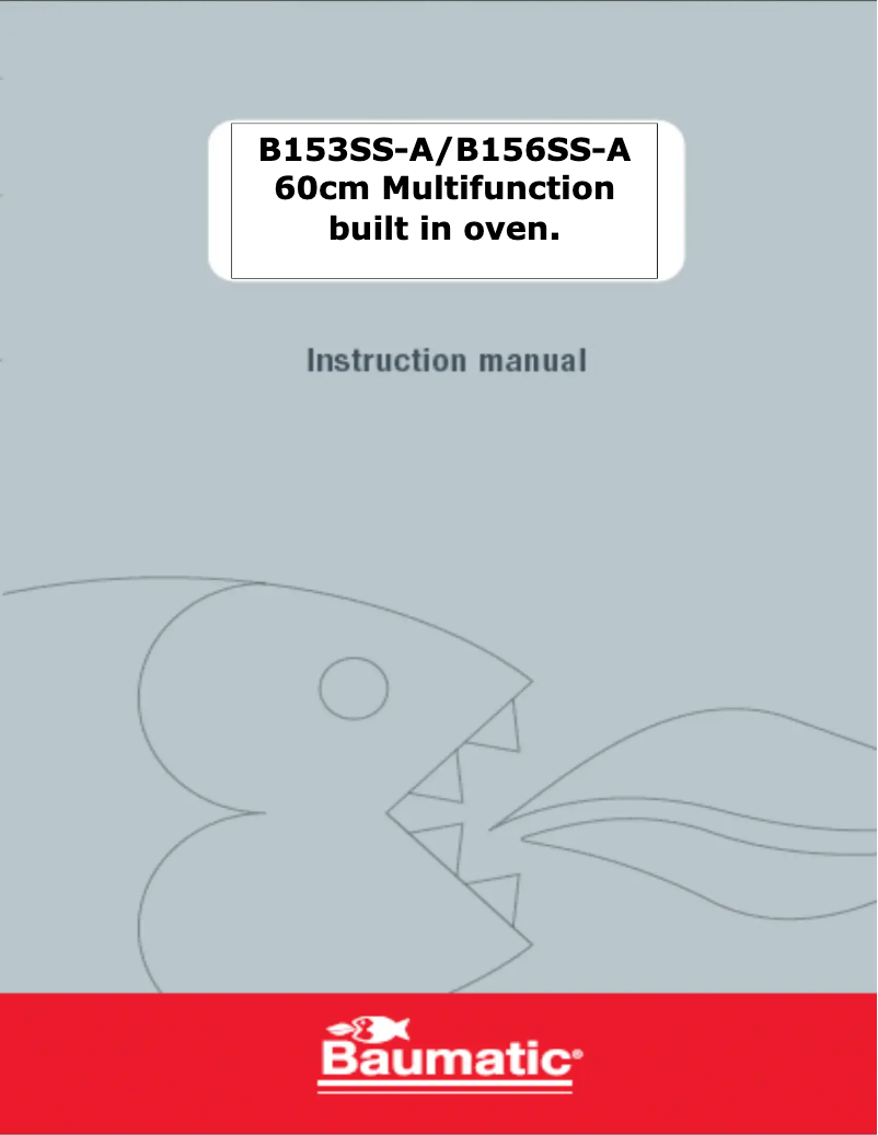 First page image of the manual for B153SS