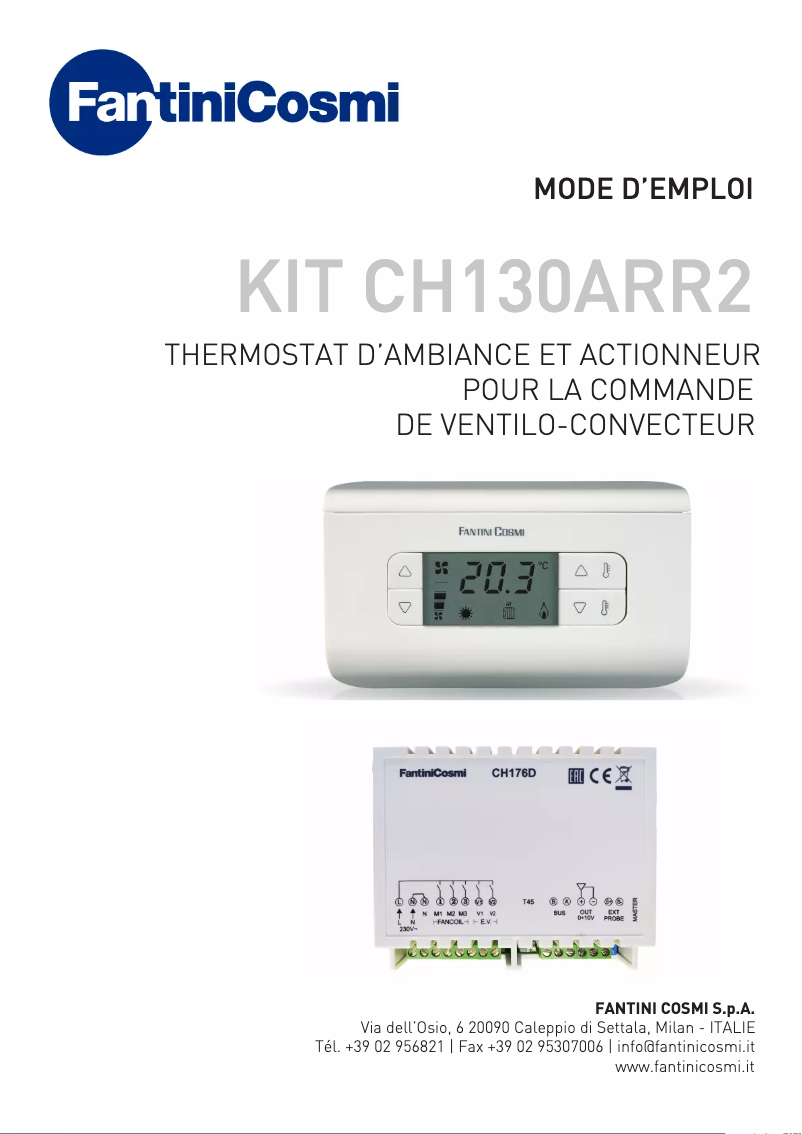 First page image of the manual for CH130ARR2