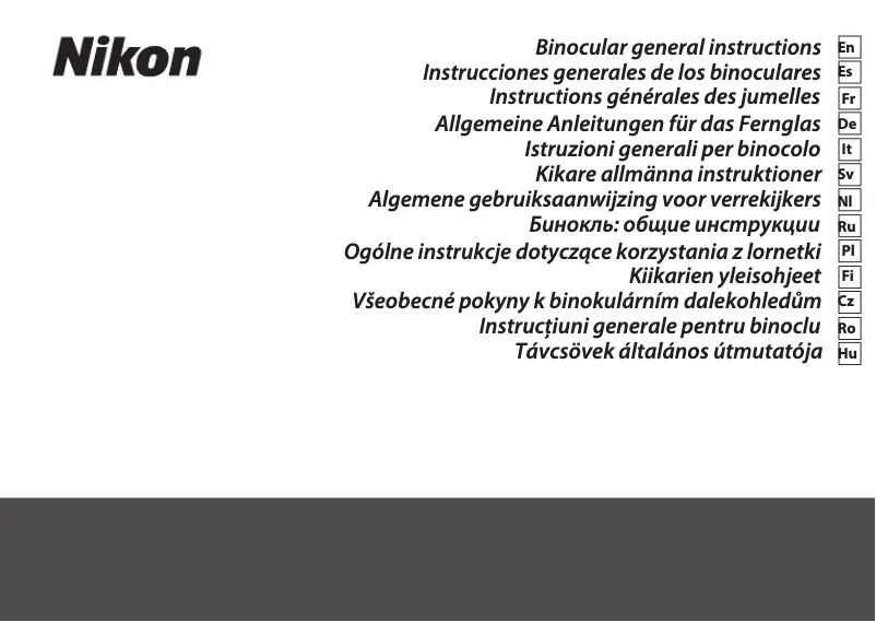 First page image of the manual for MONARCH M7+ 8x30