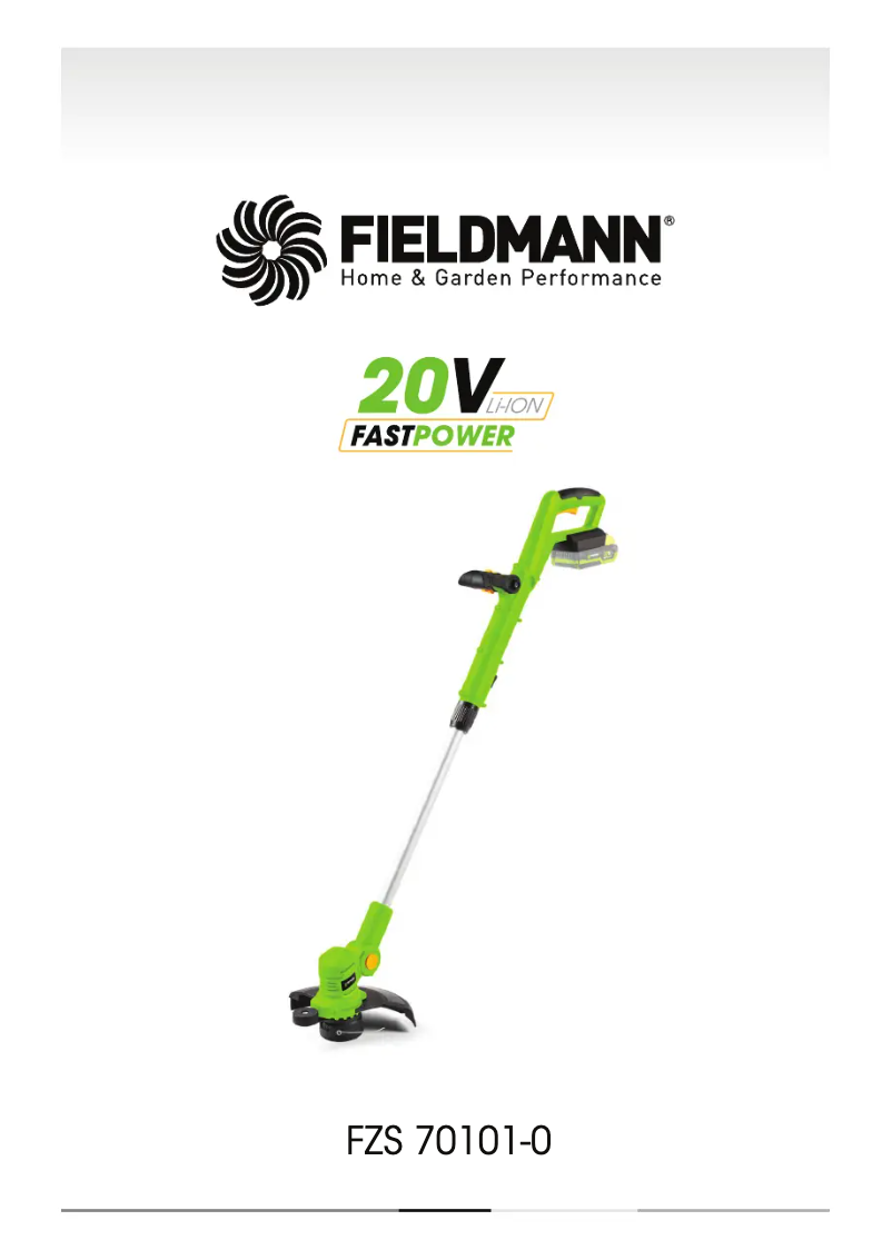 Page 1 of the manual User Manual Fieldmann FZS 70101-0