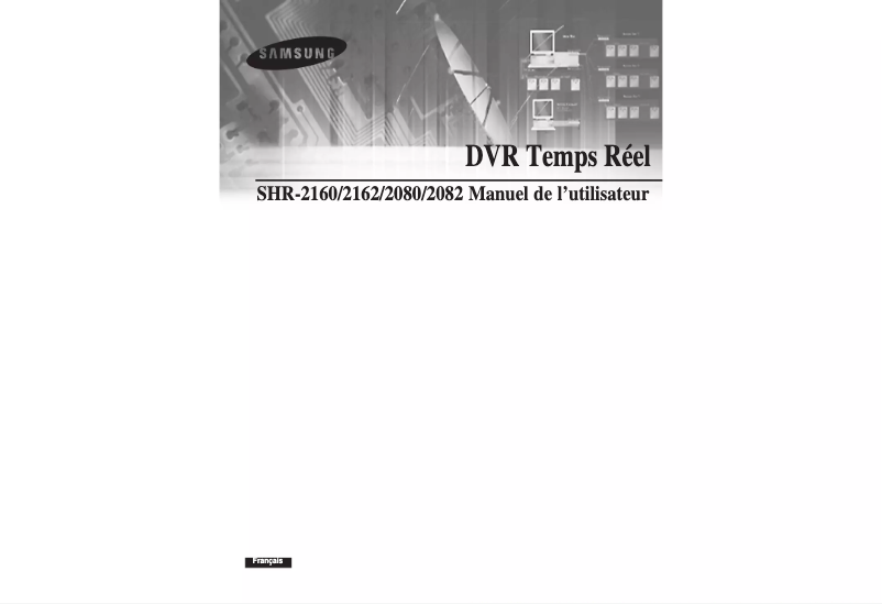 First page image of the manual for SHR 2082