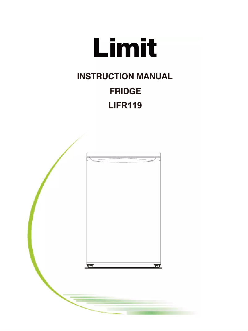 First page image of the manual for LIFR119