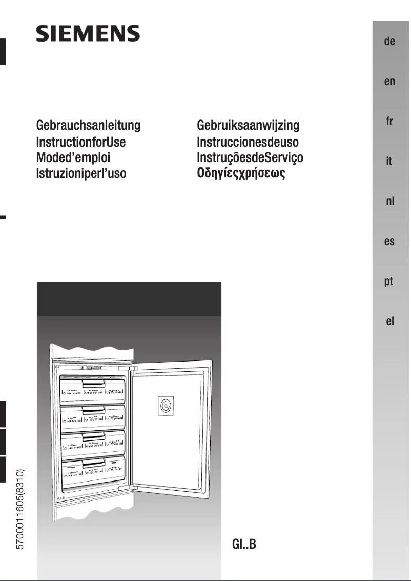 First page image of the manual for GI12B470