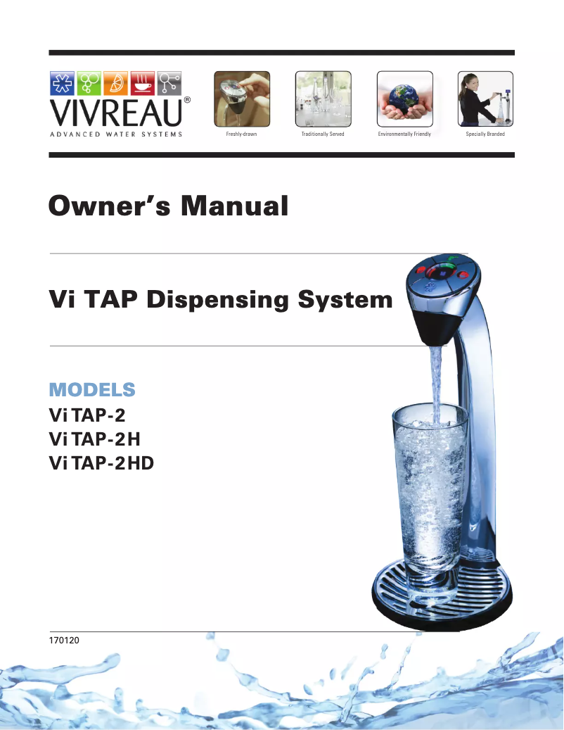 Page 1 of the manual User Manual Vivreau Vi TAP-2H