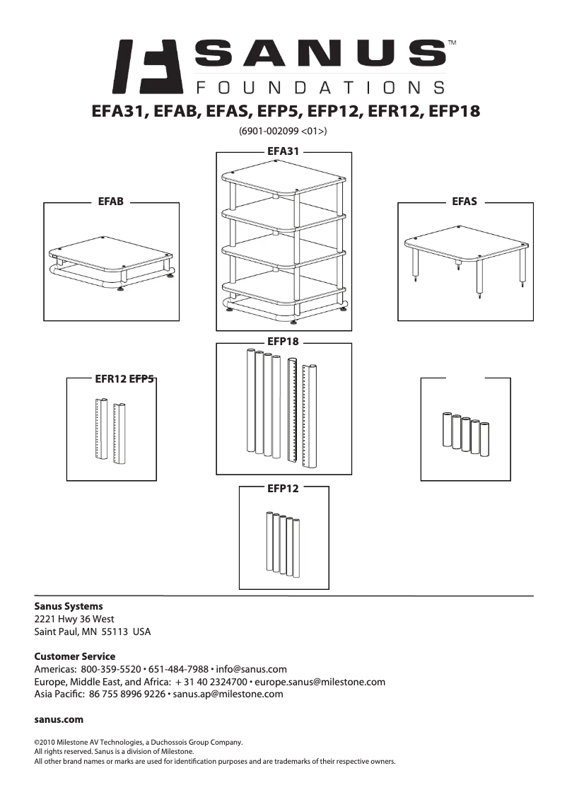First page image of the manual for EFA31