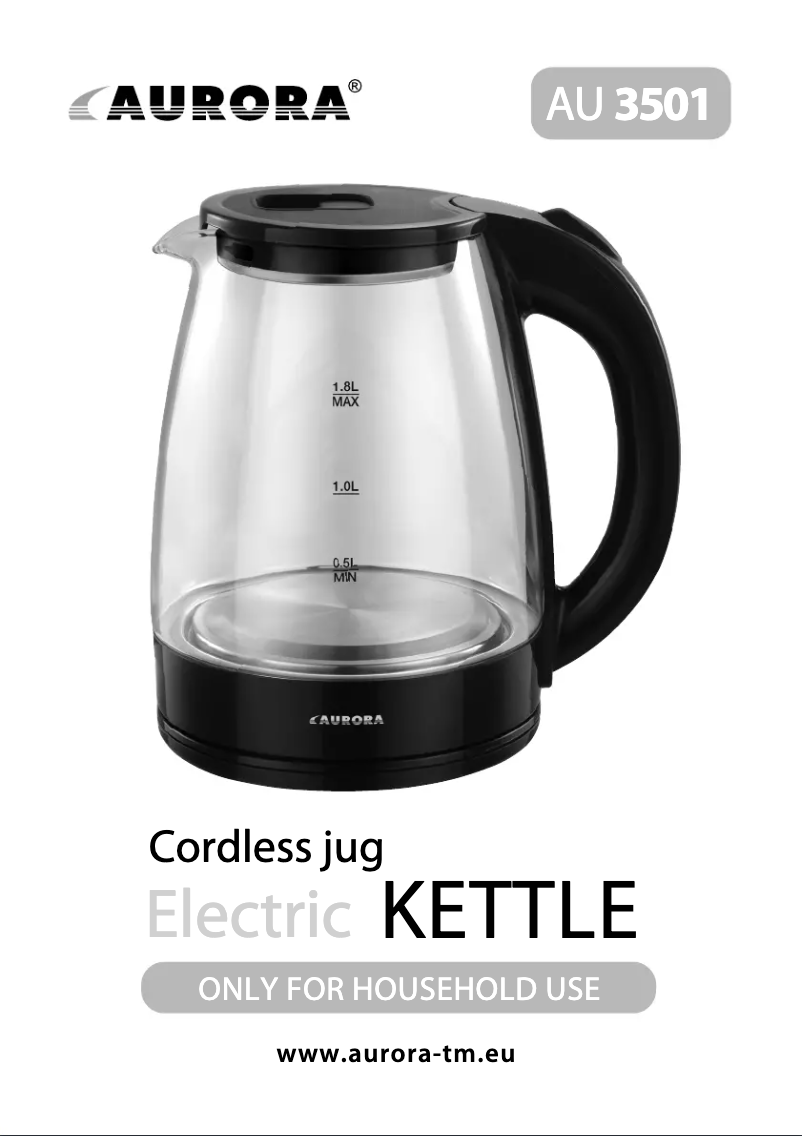 First page image of the manual for AU 3501