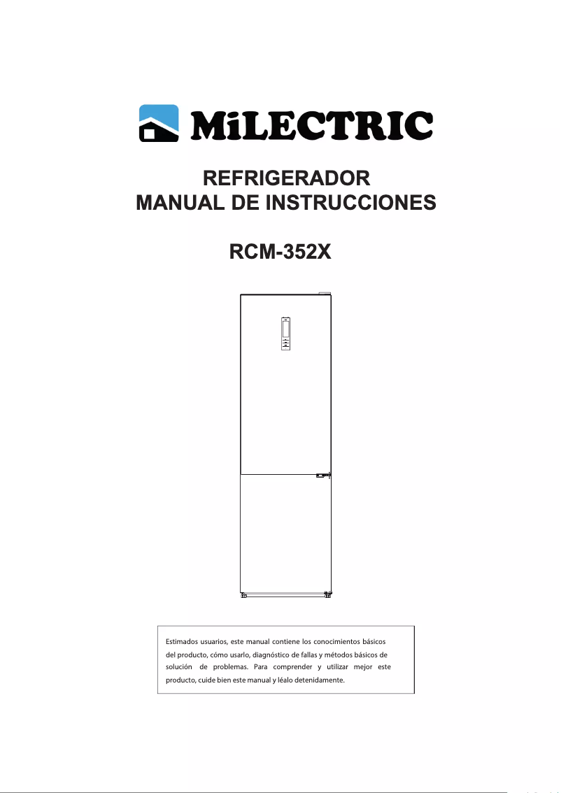 Page 1 of the manual User Manual Milectric RCM-352X