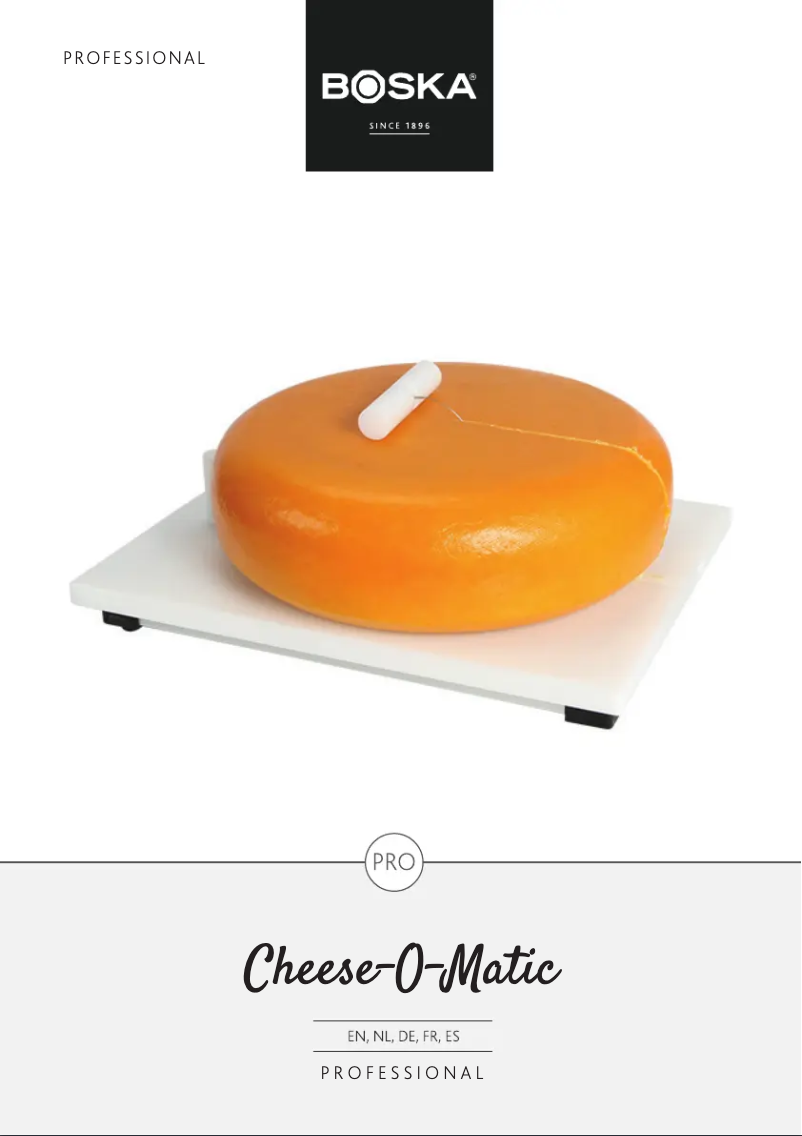 Image de la première page du manuel de l'appareil Cheese-O-Matic