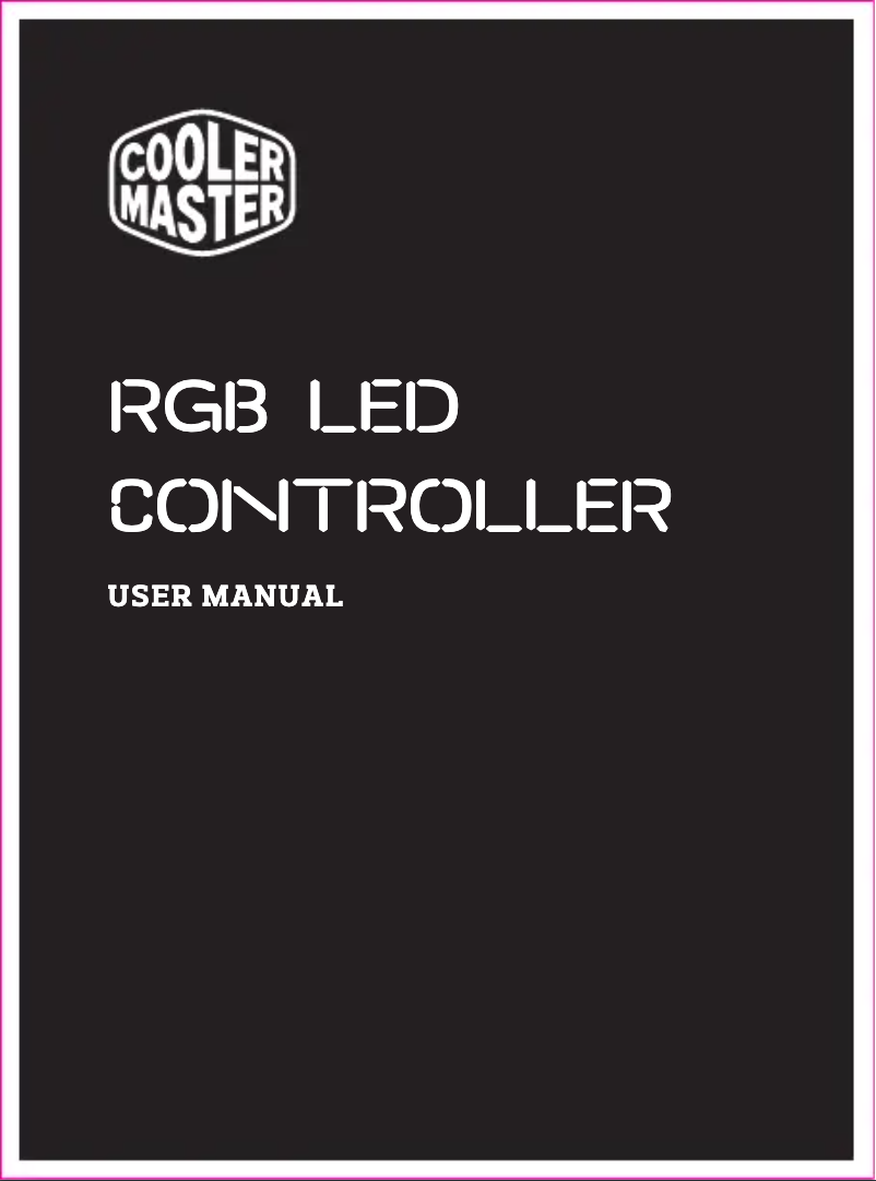 First page image of the manual for MasterFan Pro 140