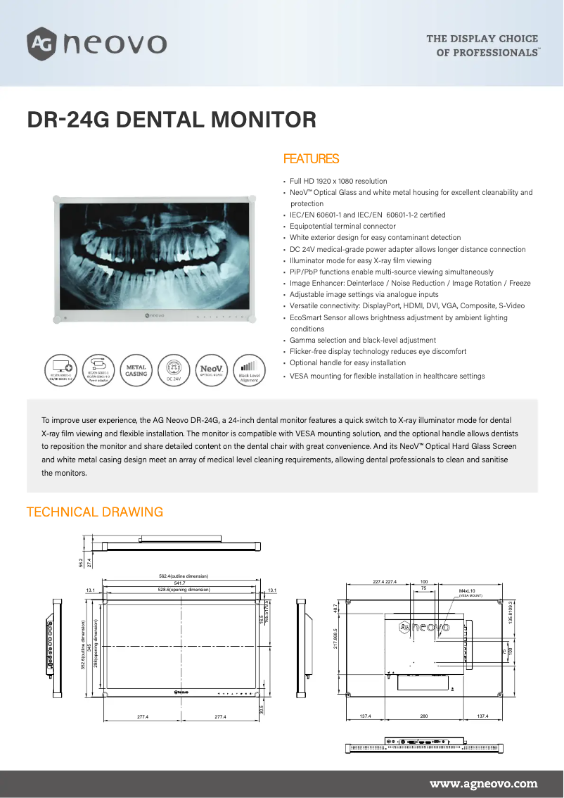 First page image of the manual for DR-24G