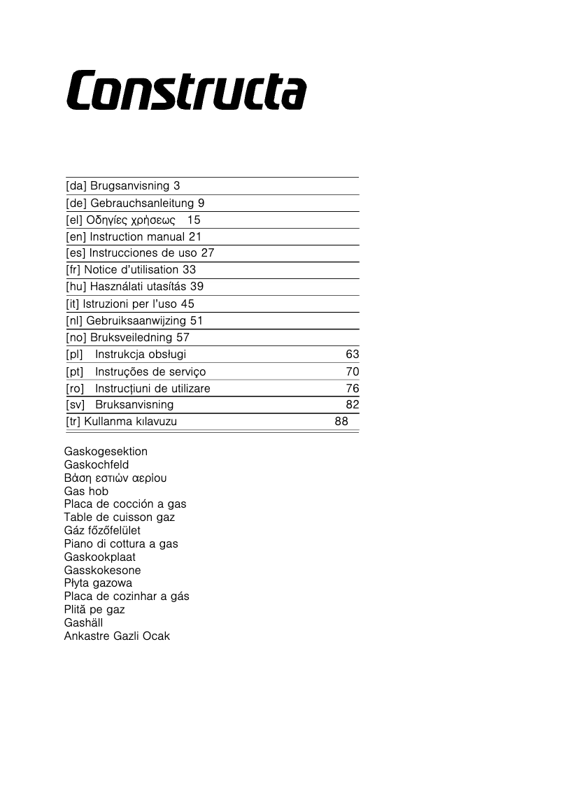 First page image of the manual for CA162650