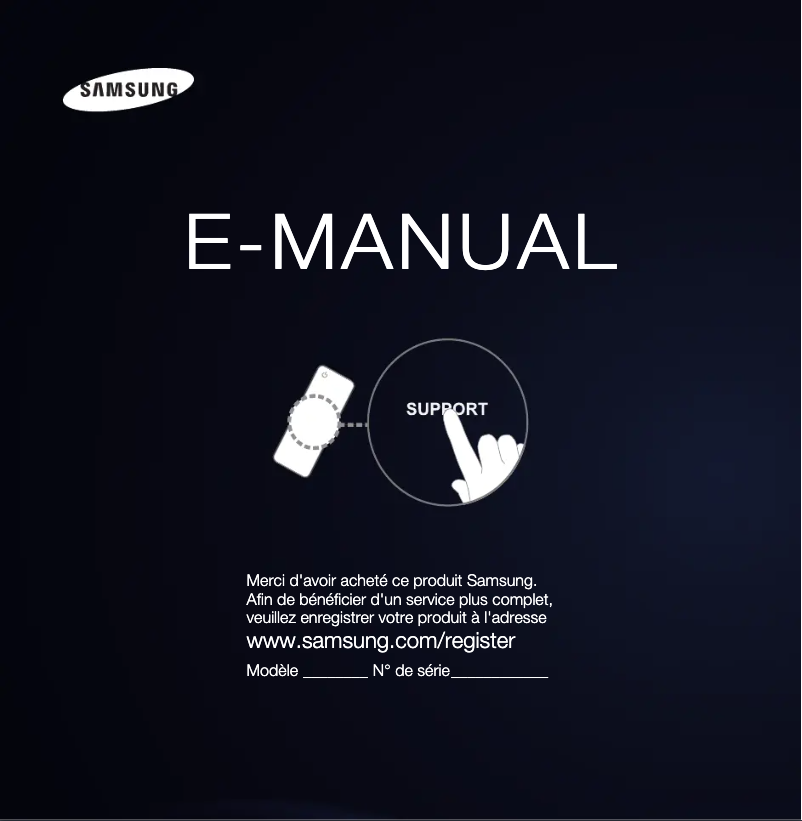 Page 1 of the manual User Manual Samsung PS60E579D2S