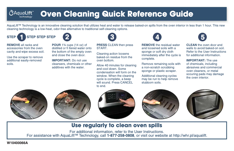 Page 1 of the manual Instructions / Assembly Whirlpool WEG760H0DS