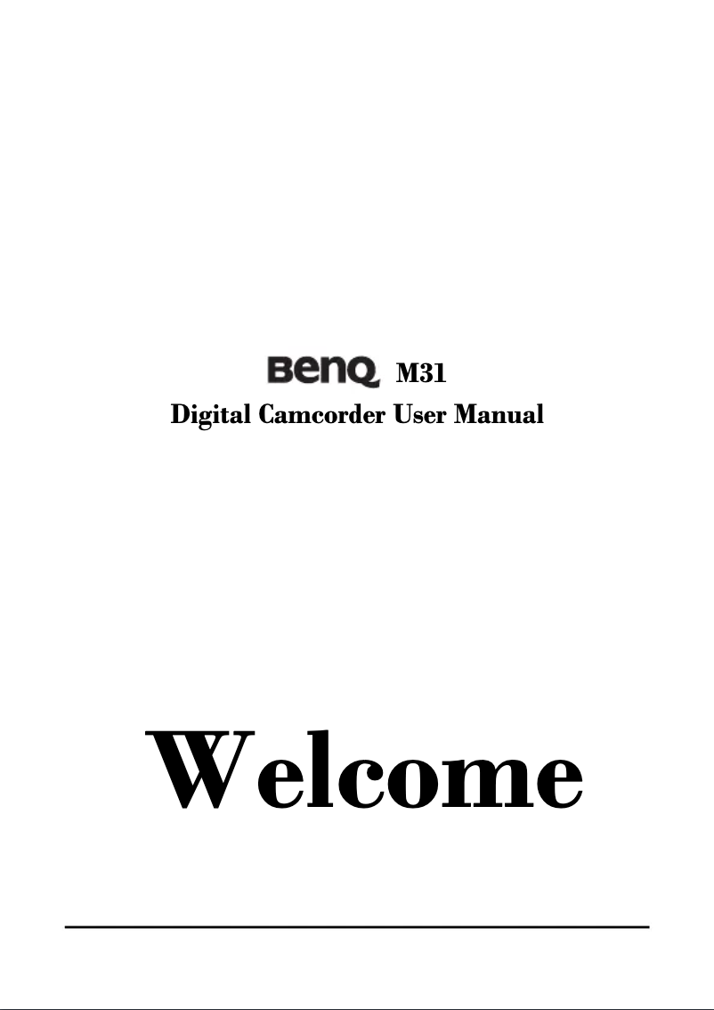 Image de la première page du manuel de l'appareil M31