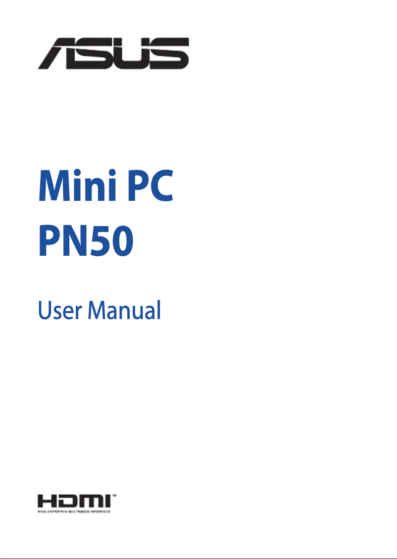 Page 1 of the manual User Manual Asus PN50