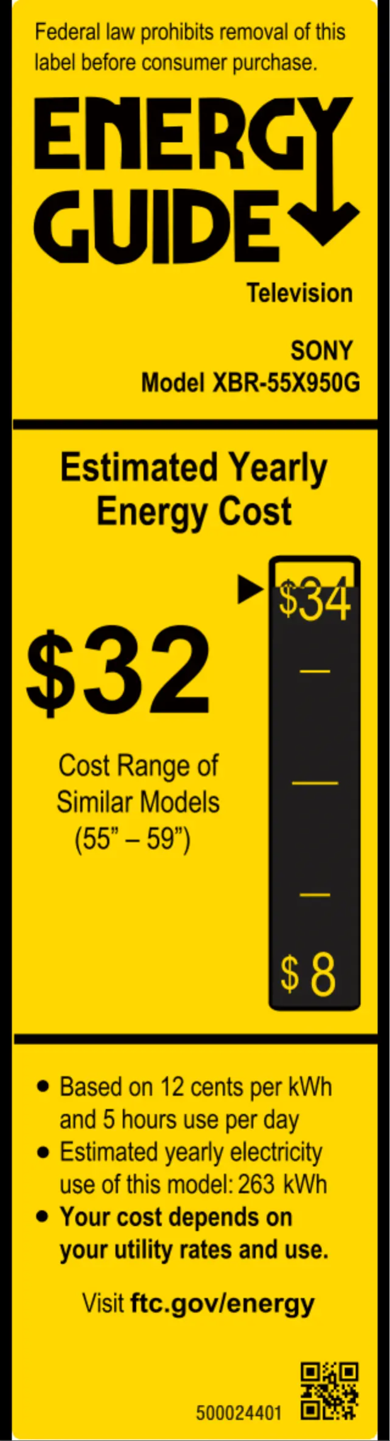 First page image of the manual for XBR-55X950G