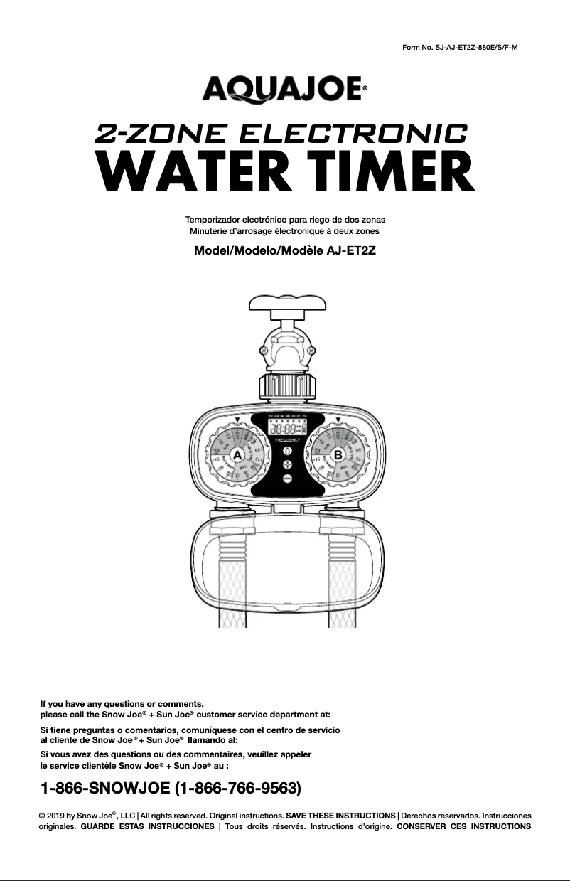 First page image of the manual for AJ-ET2Z-AQU