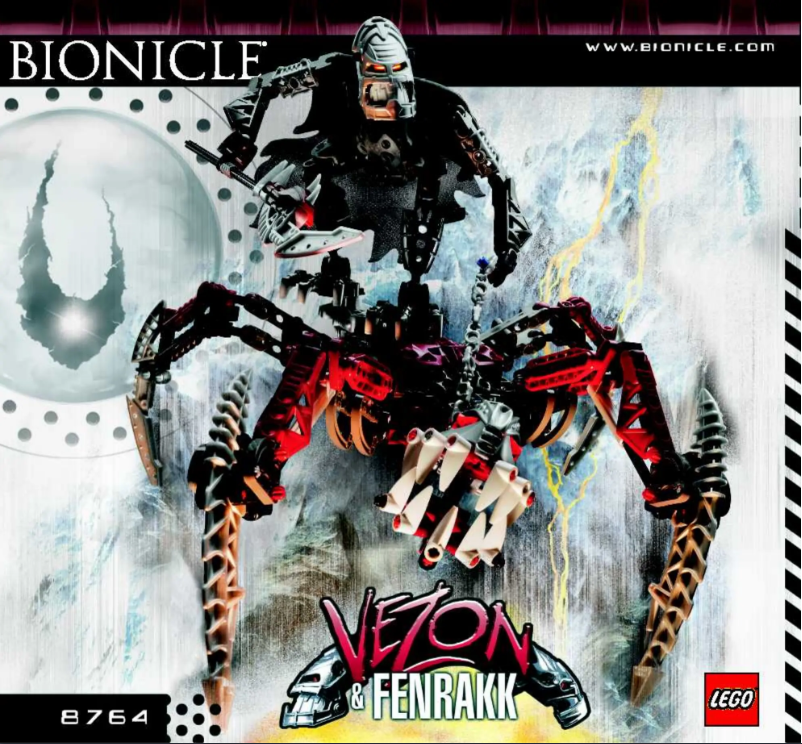 Page 1 of the manual User Manual Lego Bionicle 8764