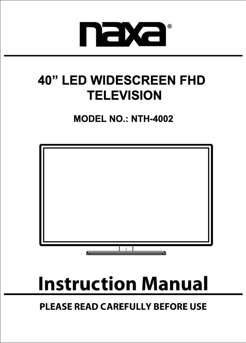 First page image of the manual for NTH-4002