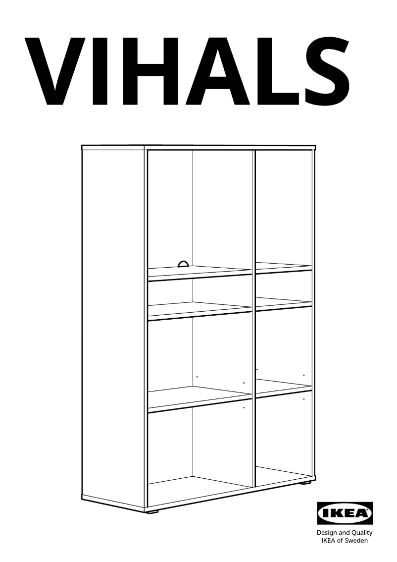 First page image of the manual for VIHALS 604.832.84