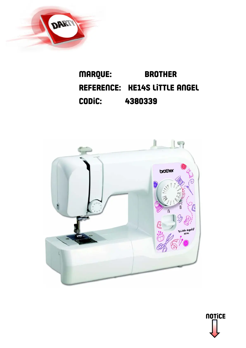 First page image of the manual for KE14