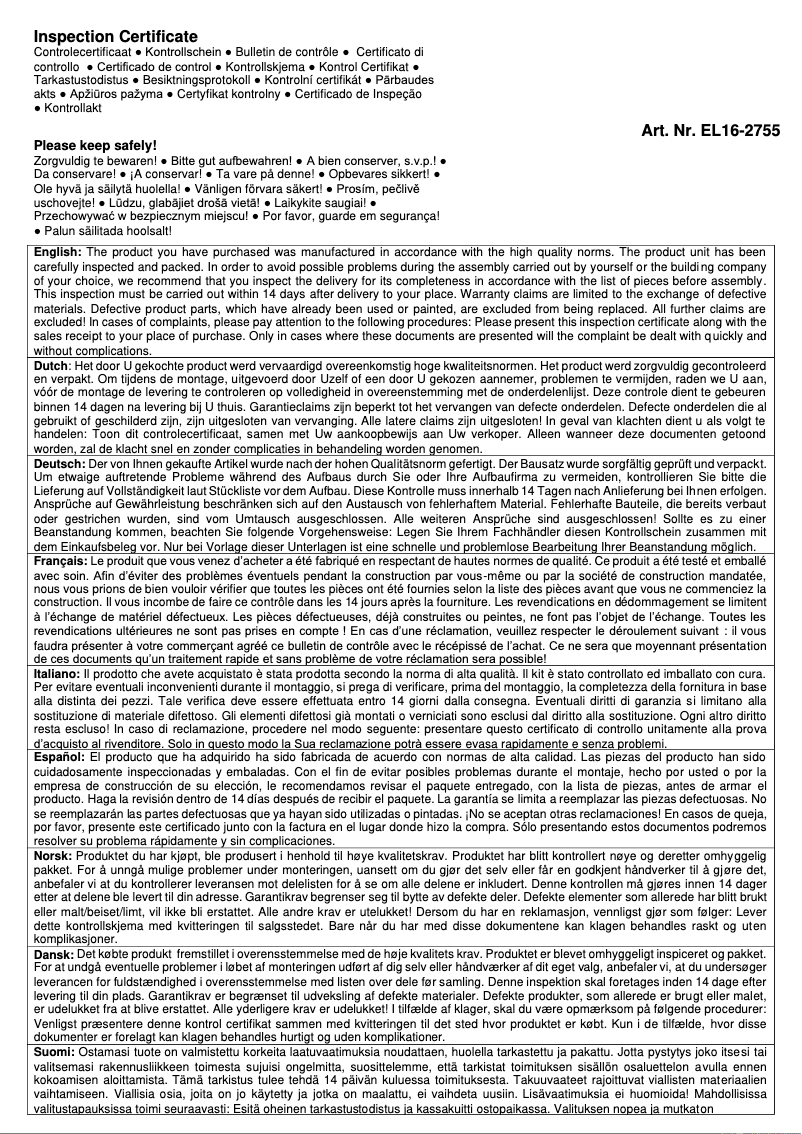 Image de la première page du manuel de l'appareil Dan