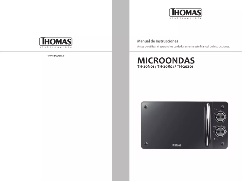 First page image of the manual for TH-20R02