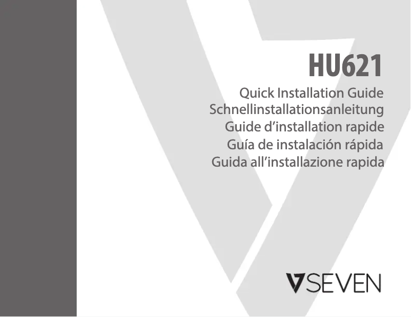 Page 1 of the manual User Manual V7 HU621