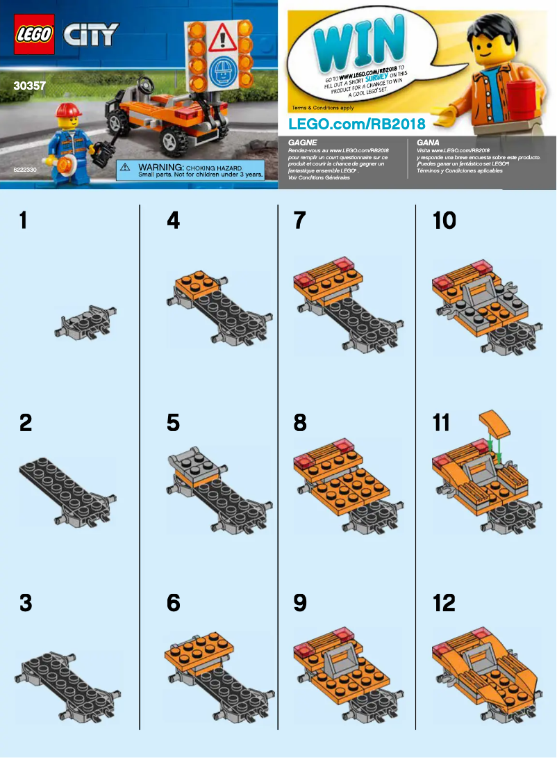 Page 1 of the manual User Manual Lego City 30357