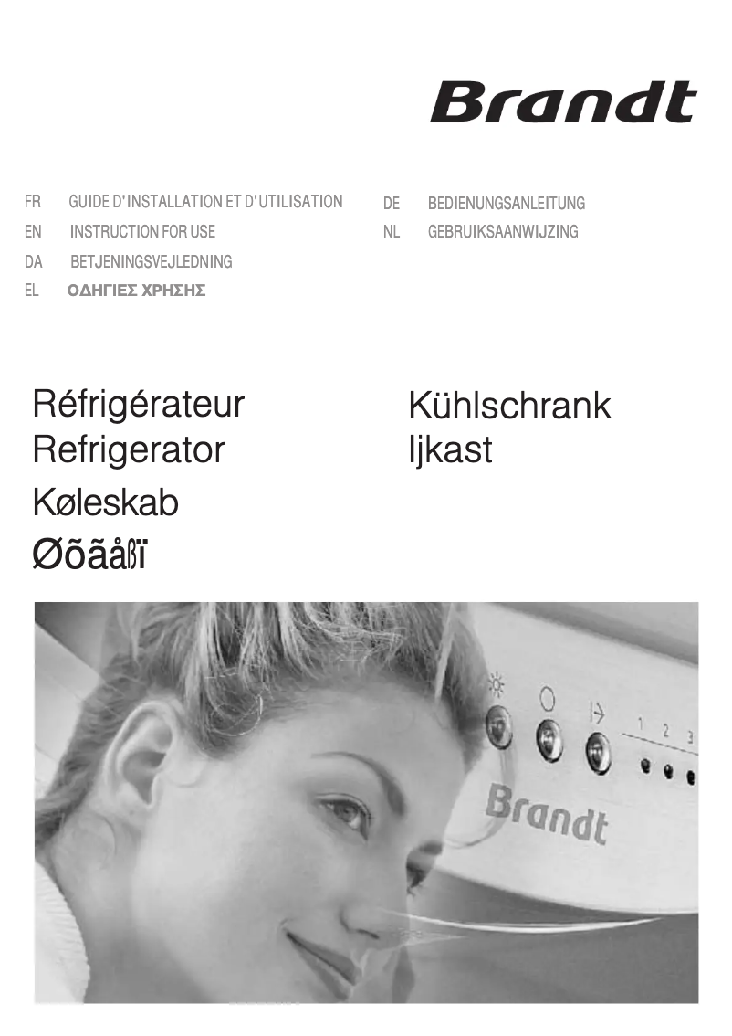 Page 1 de la notice Manuel utilisateur Brandt TL13700