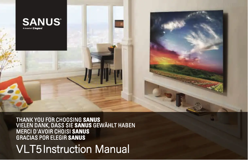 First page image of the manual for VLT5