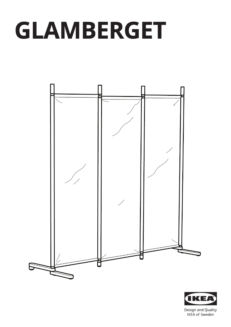 Page 1 of the manual User Manual Ikea GLAMBERGET 905.647.35