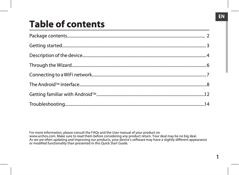 First page image of the manual for Cobalt 80