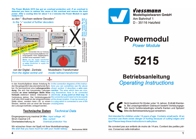 Page 1 of the manual User Manual Viessmann 5215